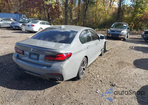 2022 BMW M550 I xDrive from USA, damaged, VIN WBA13BK07NCH81240